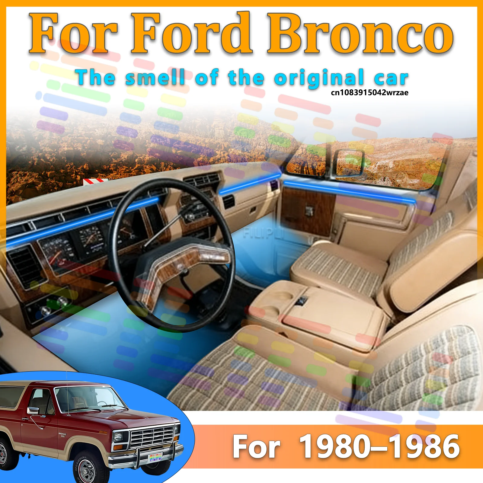 64 RGB - Neon Strip - for Ford - App Control - Car Interior Lighting | AUTOKITSHOP