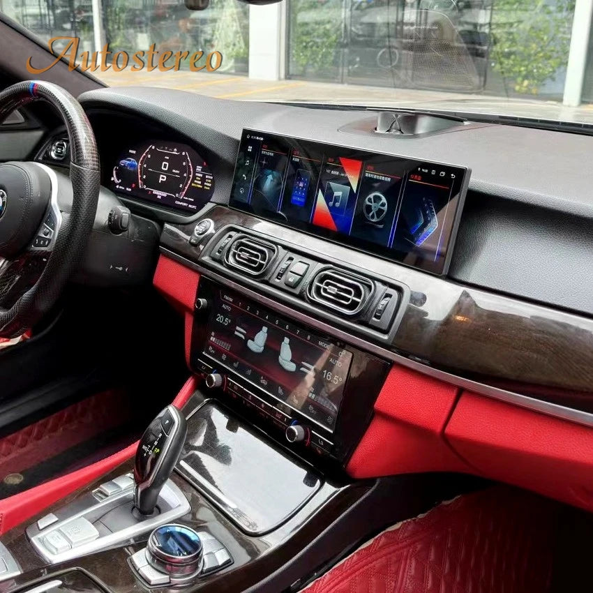 ID8 14.9 Inch Android 14 Carplay 4G For BMW 5 Series F10 F11 F18 Car Multimedia Player GPS