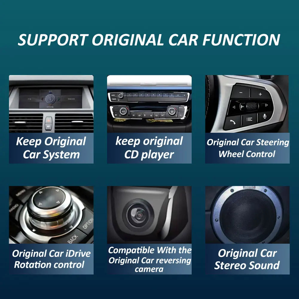 Linux System 12.3'' for BMW 3 Series E92 2007 - 2011 CCC/CLC Carplay Wired Android Auto Ca