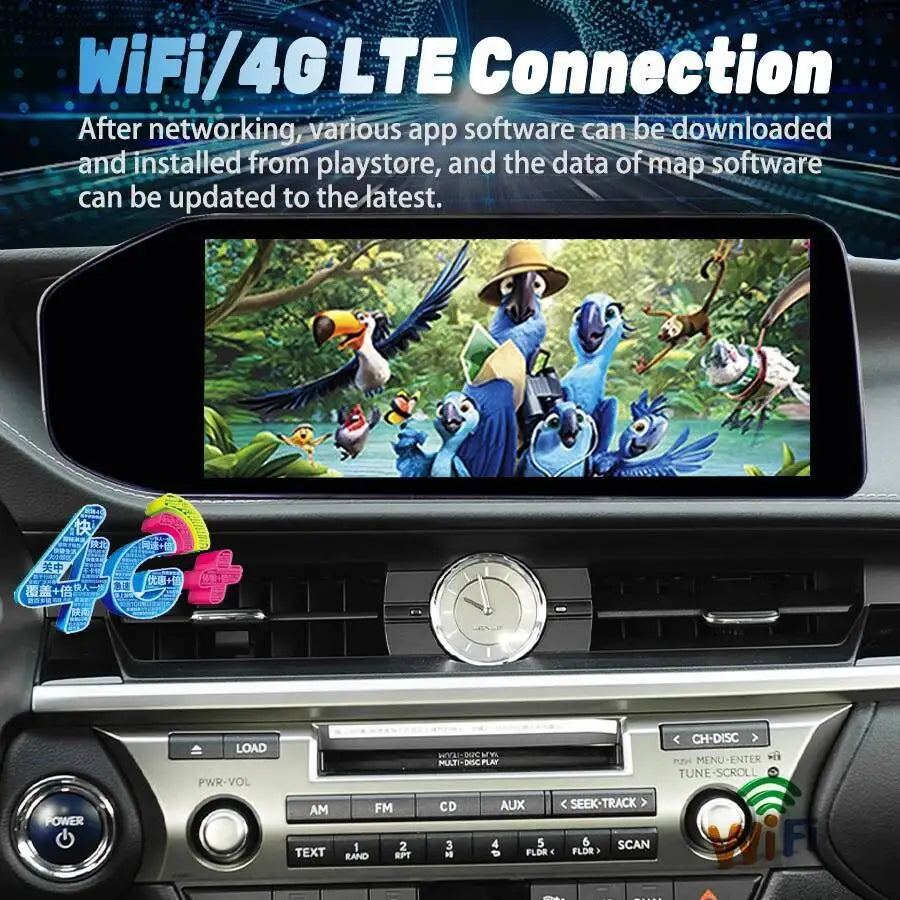 Touch Screen For Lexus ES ES300 ES250 ES350 ES300h 2013-2017 Android 14 Navi 12.3inch Car