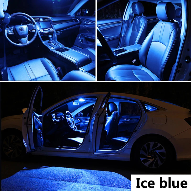 ZITWO 11Pcs LED Interior Bulb Indoor Dome Reading Light Kit For Renault Twingo 2 II MK2 2007 2008 2009 2010 2011 2012 2013 2014