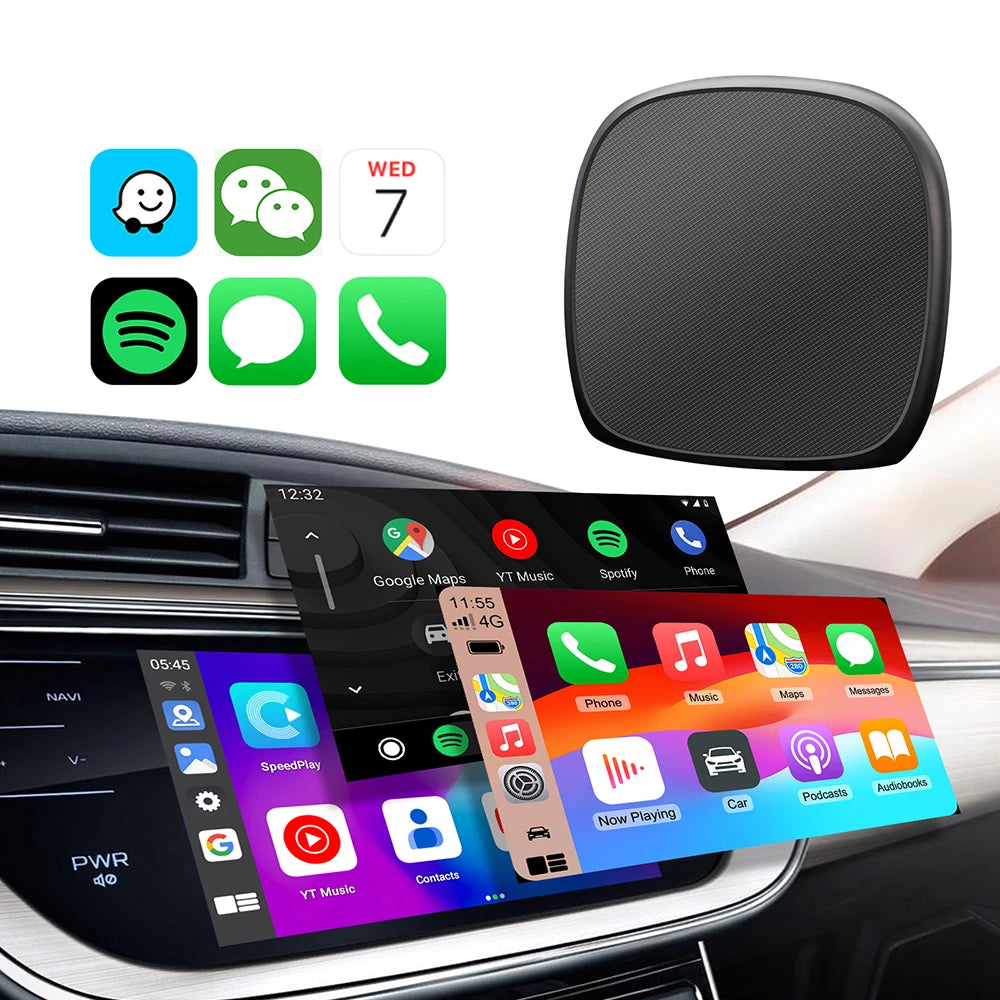 Android 13 Rhythm CarPlay AI Box Qualcomm SM6115 Wireless Android Auto Smart TV Box SIM 4G | AUTOKITSHOP