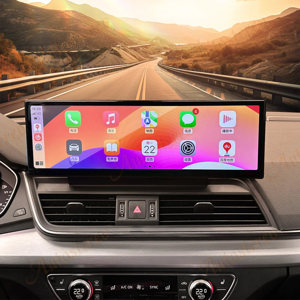 14.9 Inch Android 14 Carplay For Audi Q5 B9 2016-2021 Car Multimedia Player GPS Navigation
