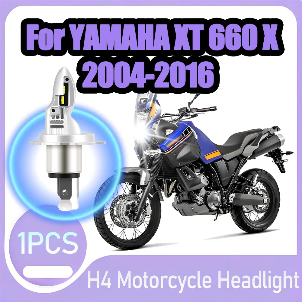 Super Bright H4 LED Headlight Bulb 10000LM High Power Motorcycle Head Lamp 12V For YAMAHA