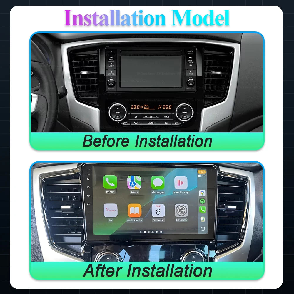 Android 16 Car Radio For Mitsubishi L200 5 Triton 2018-2021 Multimedia Video Player Gps na | AUTOKITSHOP