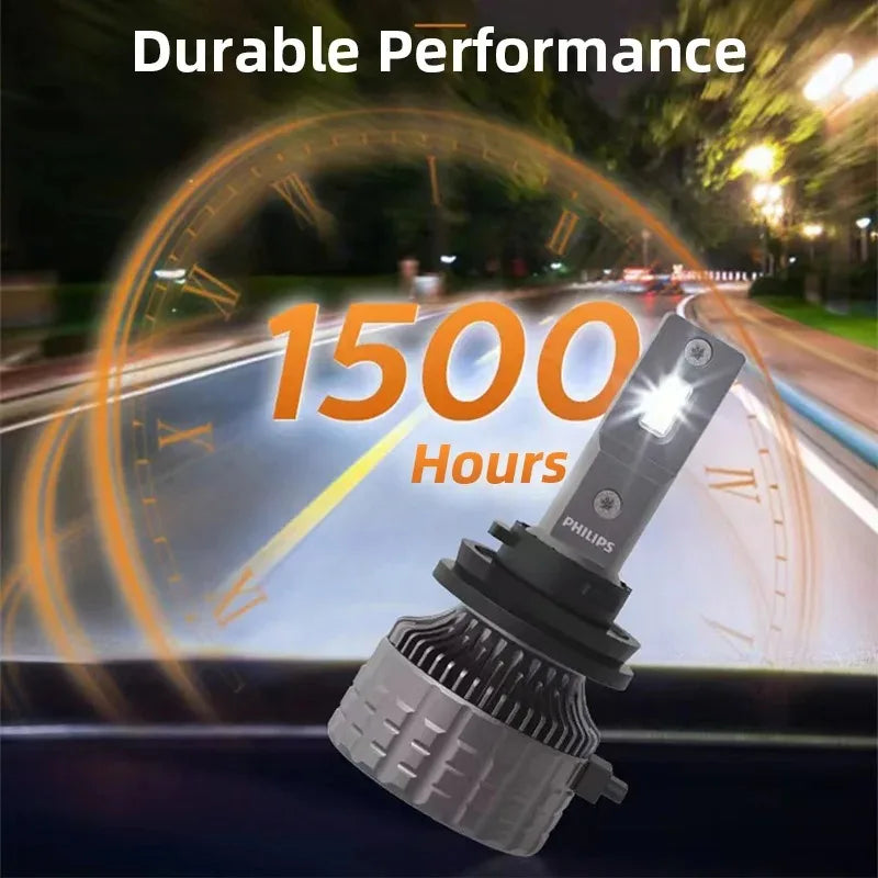 Philips H4 H7 LED Ultinon 3500R Car Head Lamp H11 HB3 HB4 HIR2 6500K Bright White 9005 900