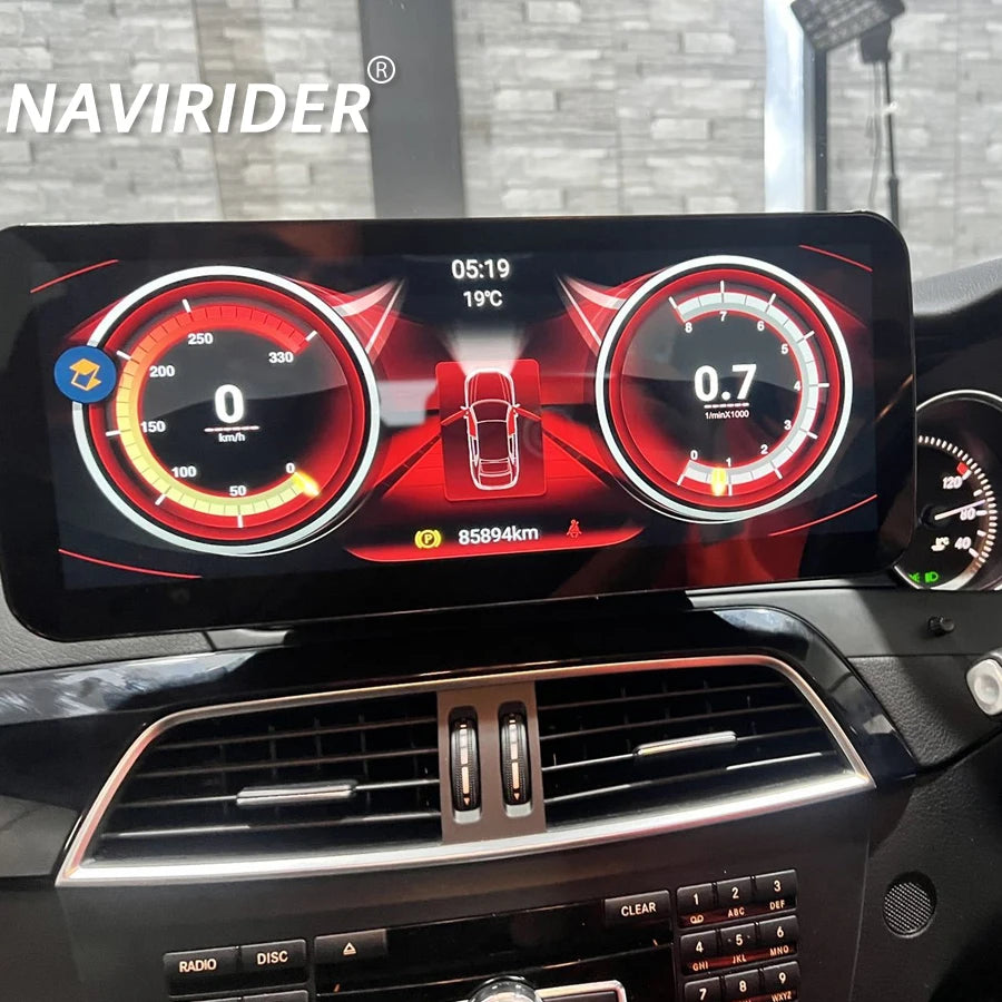 RHD Android 15 Auto Multimedia Video Player 12.3Inch Car For Benz C C200 W204 C180 NTG 4.5 | AUTOKITSHOP