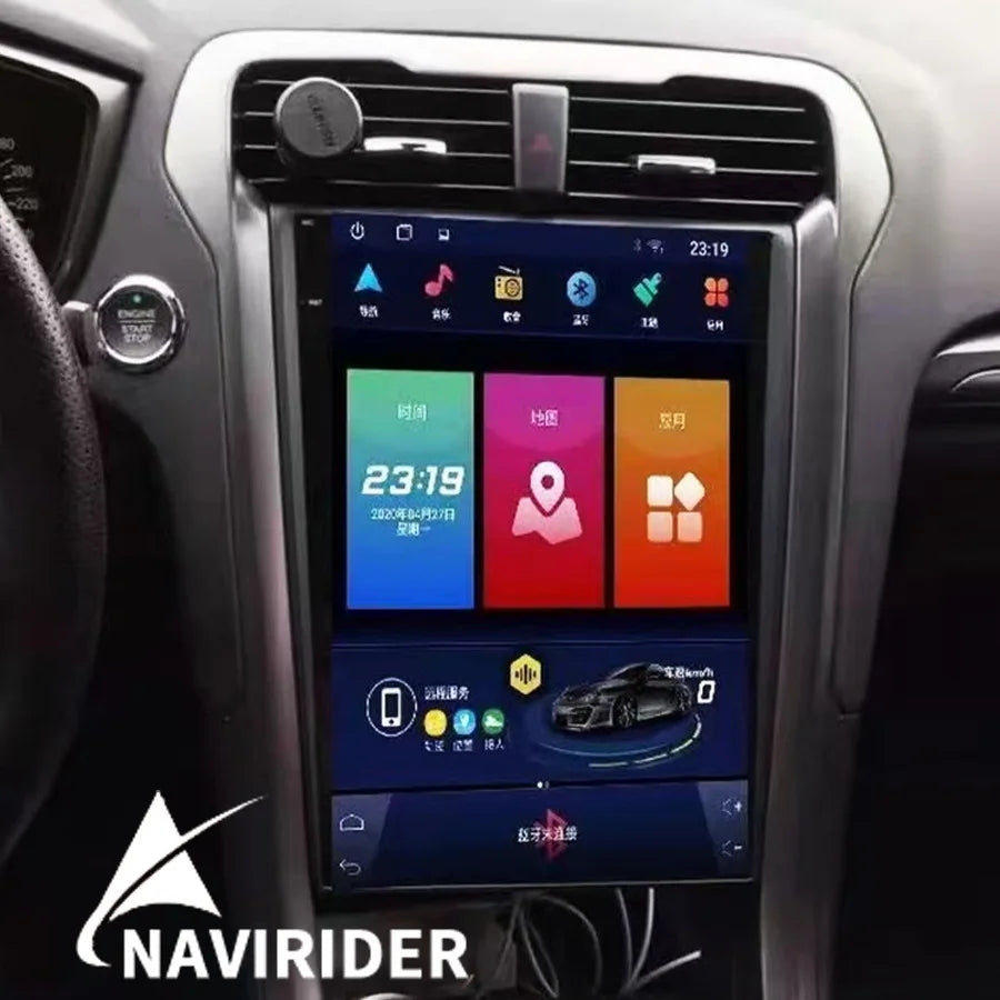 12.1" Android Vertical Screen For Ford Fusion Mondeo 2014 - 2019 Car Radio Multimedia Ster | AUTOKITSHOP