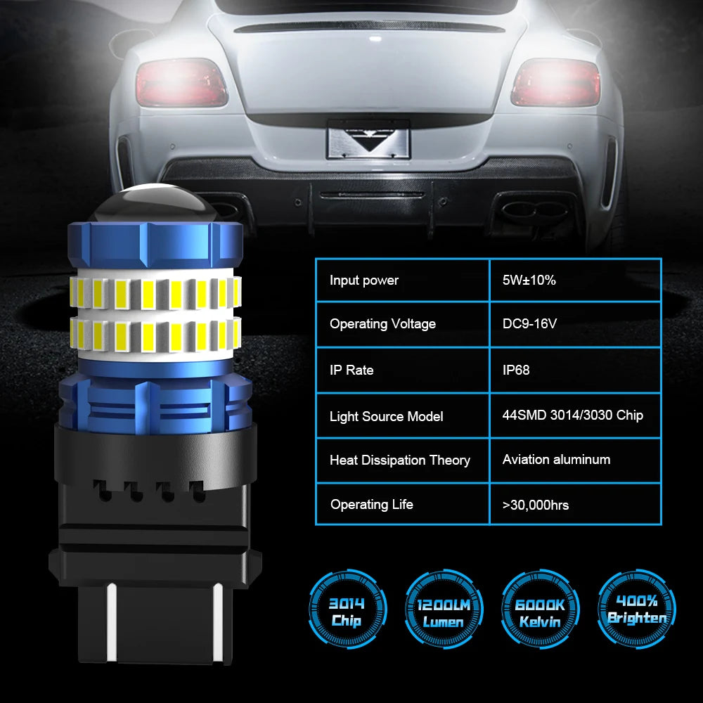 LED Interior Light Kit for AENVTOL 2x Canbus T25 3156 3157 P27W P27/5W LED Bulb Backup - Canbus Error-Free Bulbs | AU...