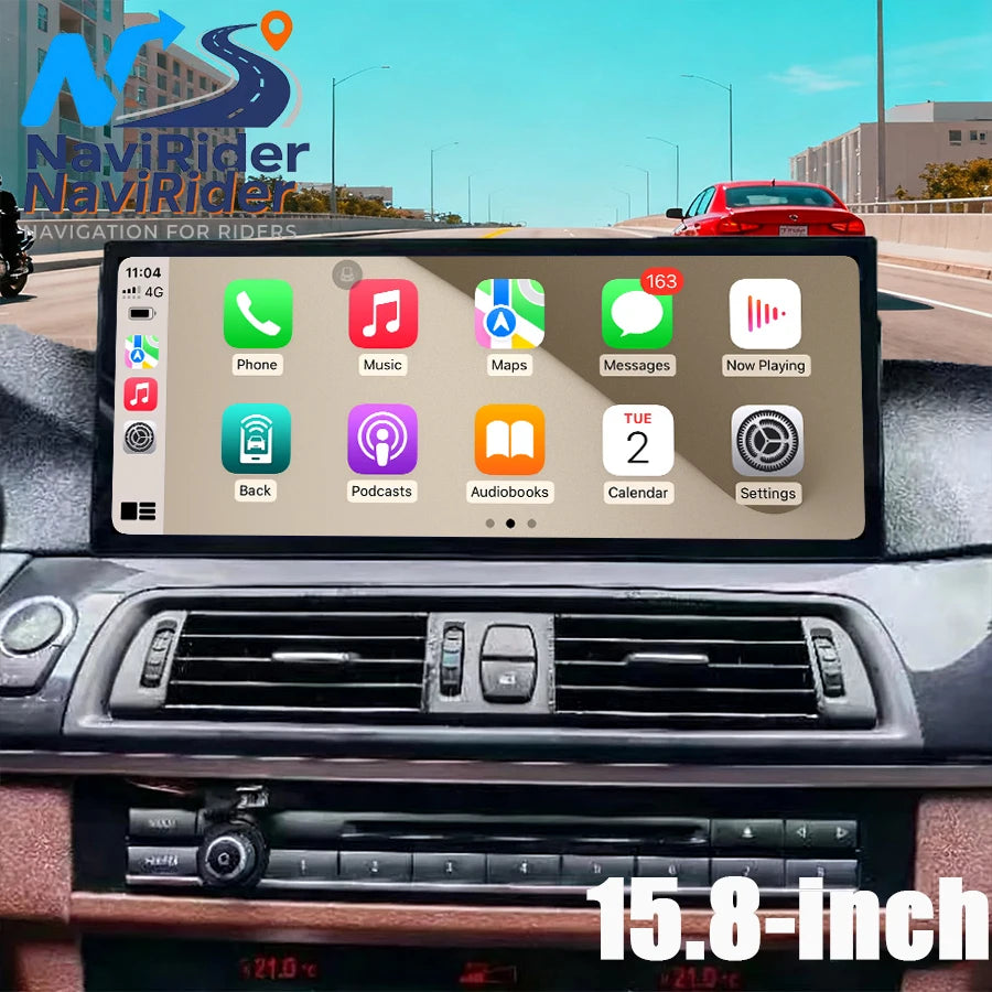15.8" Android 13 Auto For BMW 5 Series GT F07 F10 F11 F18 2010-2017 Car Radio GPS Navigati
