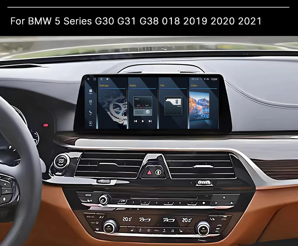 For BMW 5 Series G30 G31 G32 G38 2018-2021 EVO System Android Auto Wireless Carplay Car Ra