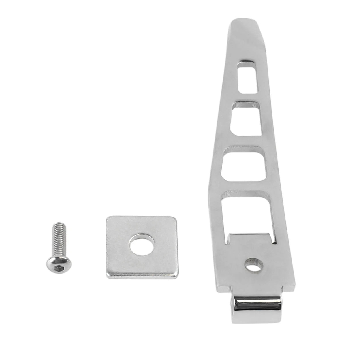 CNC Motorcycle Stand Extension Kit Chrome kickstand For Harley Dyna Low Rider Street Bob Fat Bob - Automotive LED Light