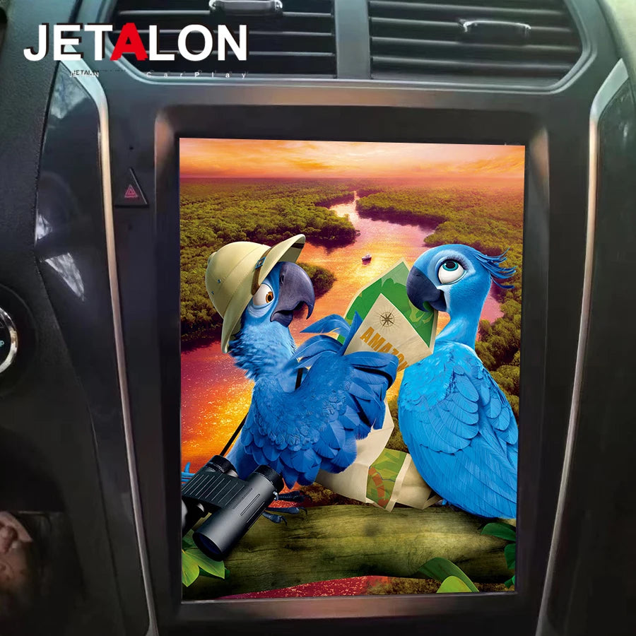 12.1inch Android 14 Screen For Ford Explorer 2012 - 2019 Car Radio Carplay GPS 4G SIM Wifi