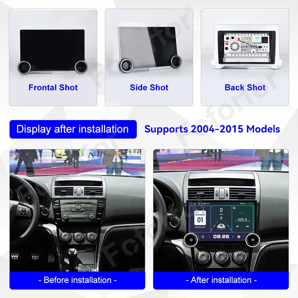 Top Grade Premium Elite 11.5 Inch Android 15 Ultra Clear HD Touch Wireless CarPlay GPS Mul