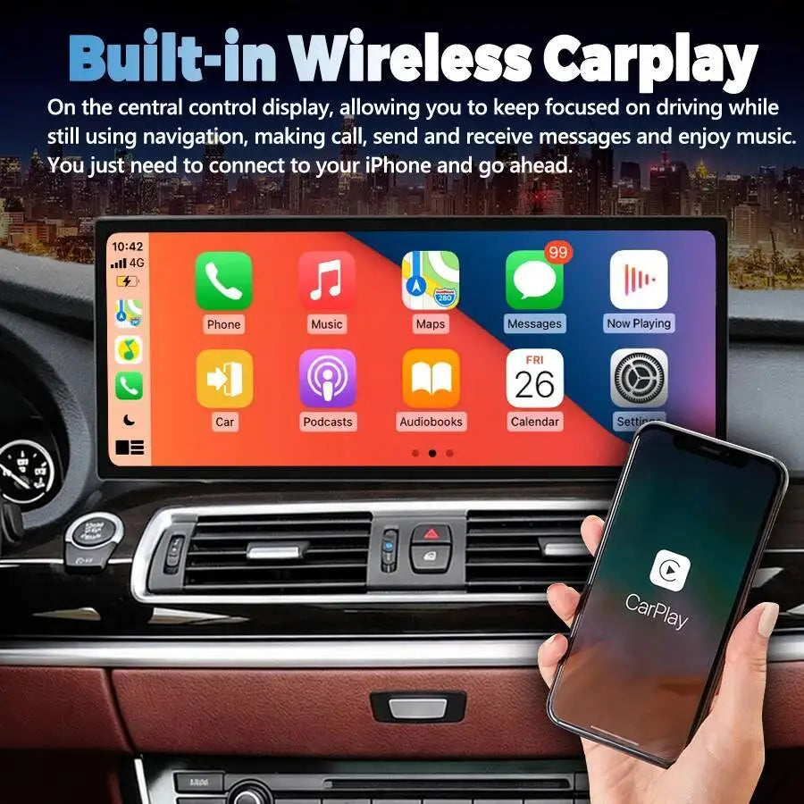 GPS Navigation Carplay Auto WIFI 4G Bluetooth 15.8inch Android 13 Car Multimedia Video Pla