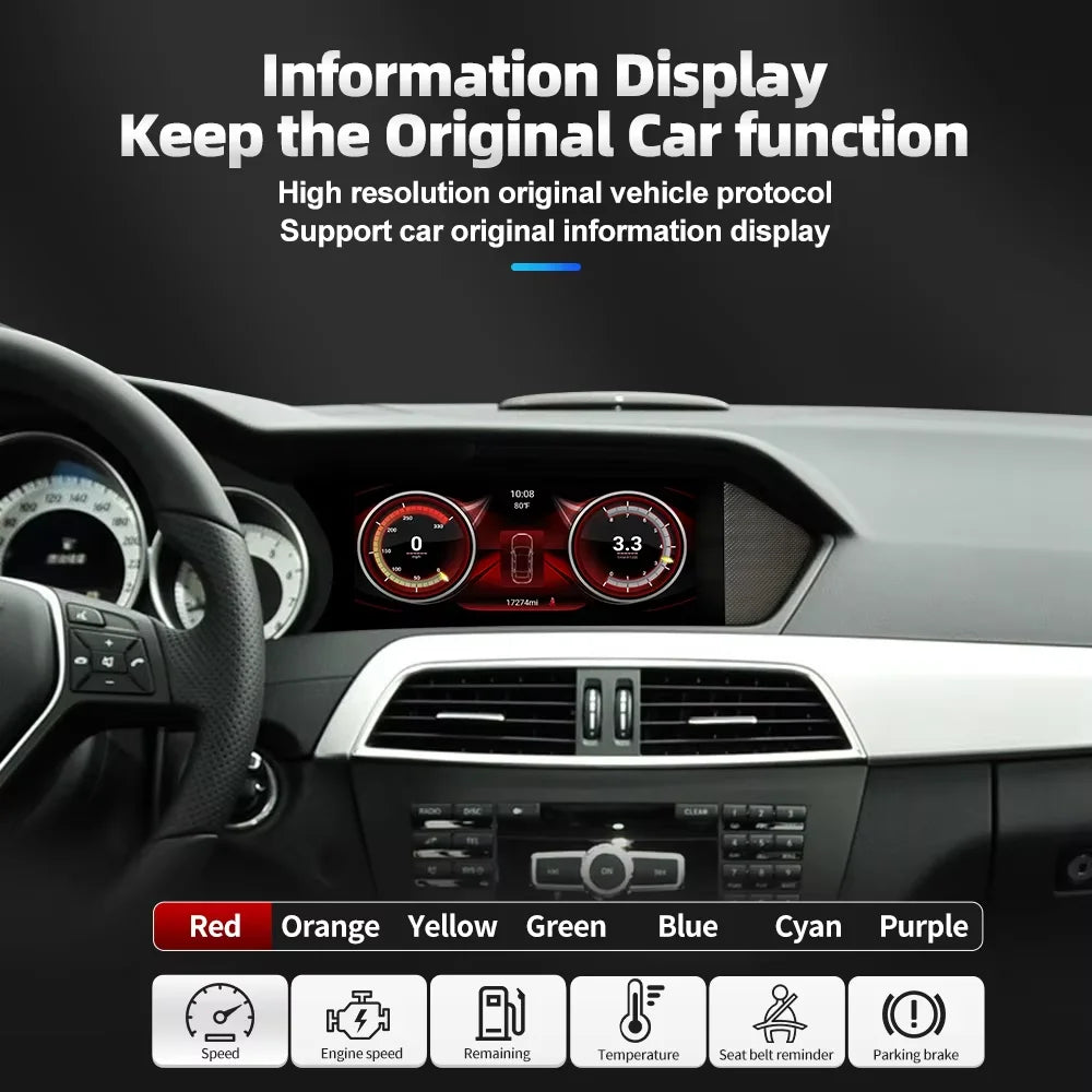 LED Interior Light Kit for Mercedes CClass S204 W204 2011-2014 - Canbus Error-Free Interior Bulbs