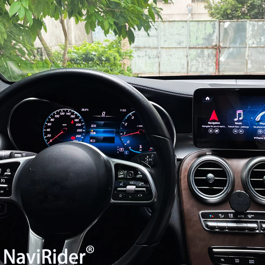 12.3 Inch LCD Car Digital Cluster Instrument CockPit For Mercedes Benz GLC C-Class C Class
