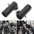 Motorcycle Black Front Lower Fork Tube Covers Fit For Harley Night Rod Special VRSCDX V-ROD 2012 - Automotive LED Light