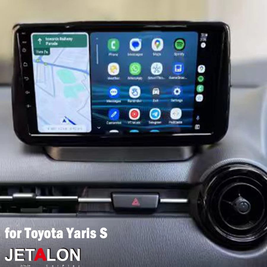 2Din Android 14 Radio Screen For Toyota Yaris S 2016 for Mazda CX3 CarPlay GPS Stereo Car