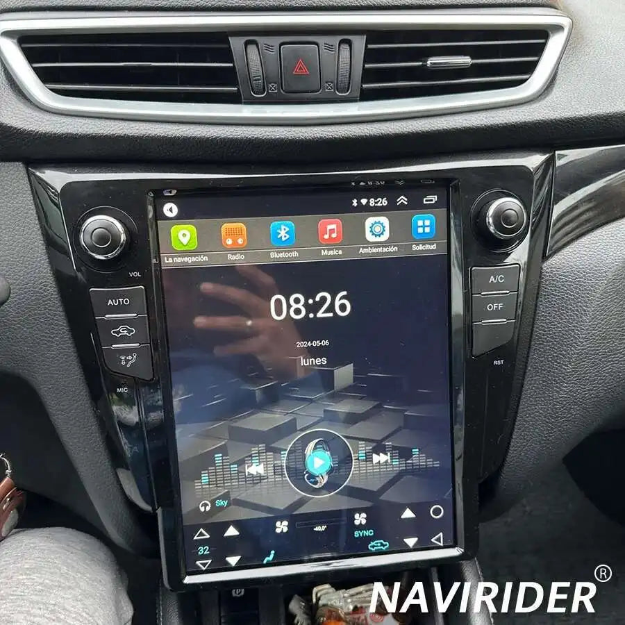 12.1" Android 14 Tesla Style For Nissan X-Trail Xtrail X Trail T32 Qashqai J11 2013 - 2017
