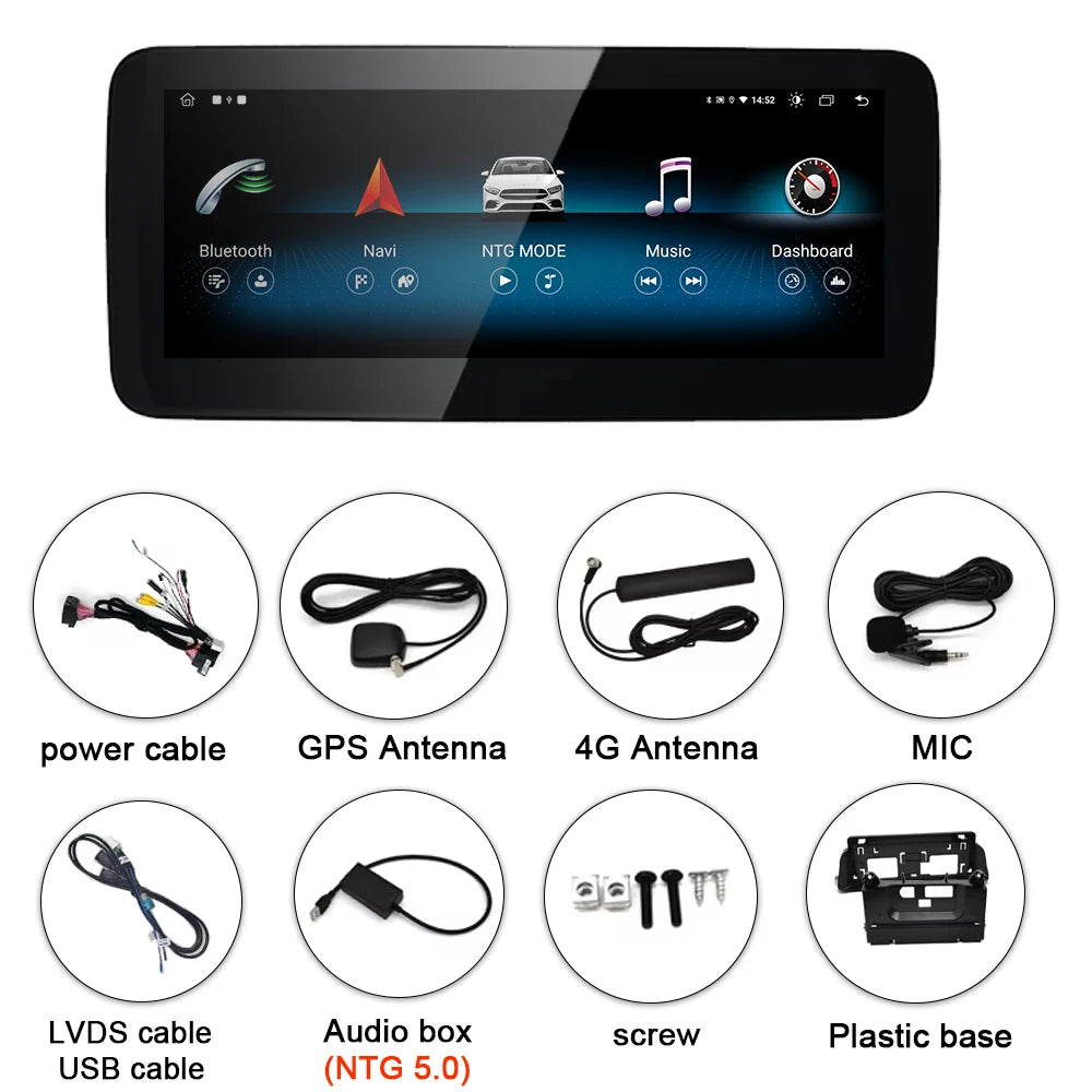 10.25'' Android 14 Wireless CarPlay For Mercedes Benz V Class W447 V250 V260 V350 2015 - 2