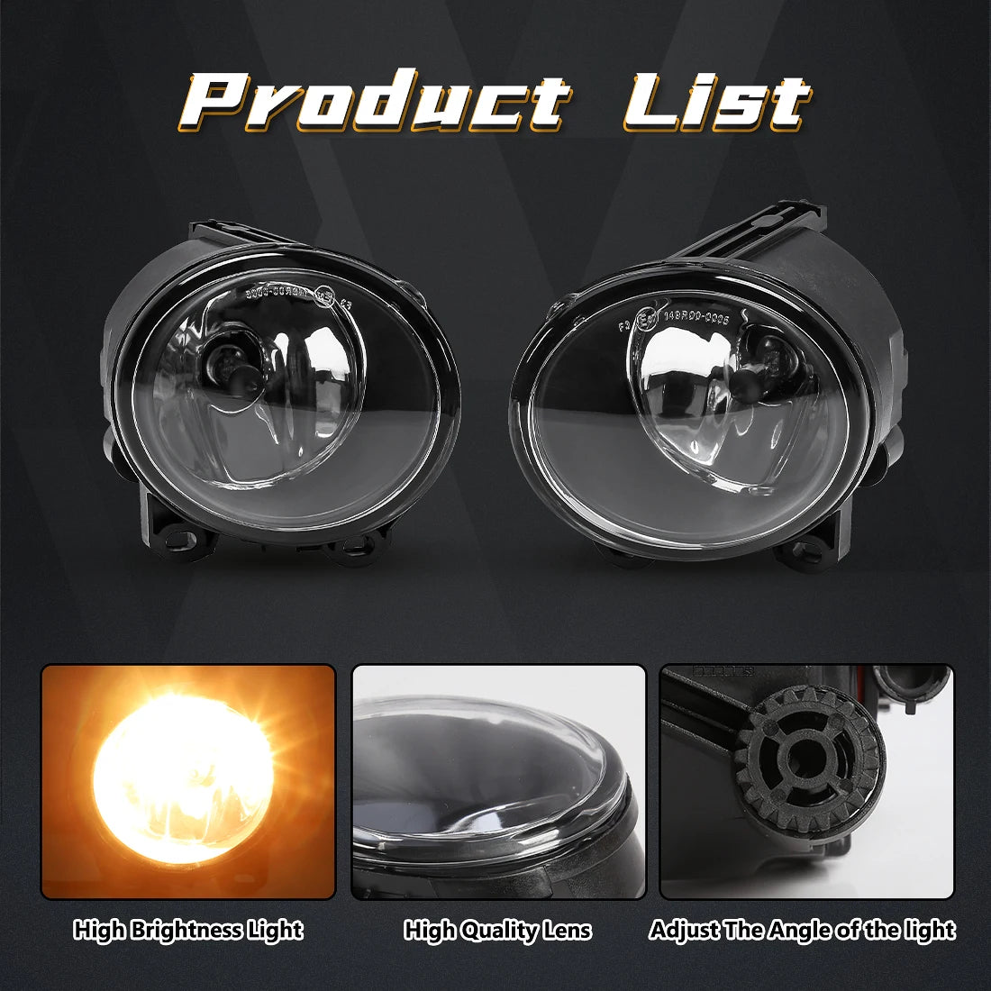 63177839865 63177839866 For BMW E92 E93 F07 F10 F22 F23 M3 M5 2 3 5 Series Fog Lights Day  | AUTOKITSHOP