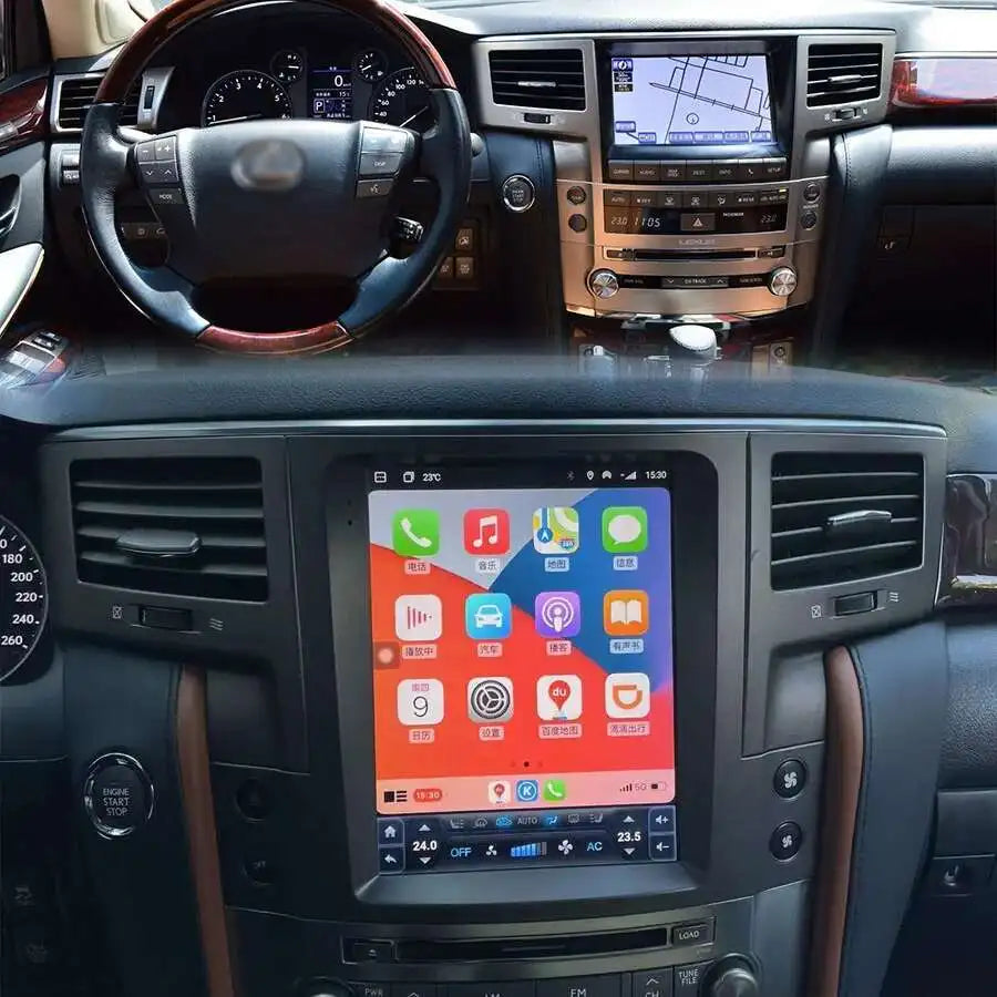 256GB Rom Vertical Screen For Lexus LX570 LX 570 2007-2015 Car Multimedia Video Player GPS | AUTOKITSHOP