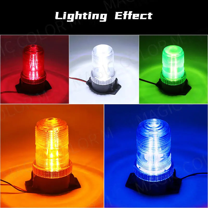 12-24V 48V 60V 80V 30 LED High Power Emergency Warning Flash Strobe Light Beacon for Forkl | AUTOKITSHOP
