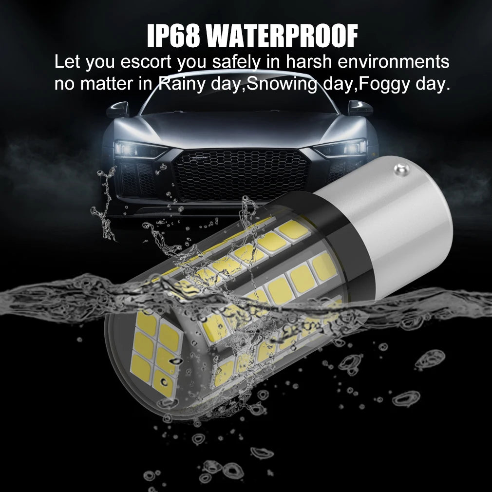P21W BA15S LED BAU15S PY21W 7440 W21W P21/5W 1157 BAY15D 7443 LED Bulbs Lamp Reverse Turn
