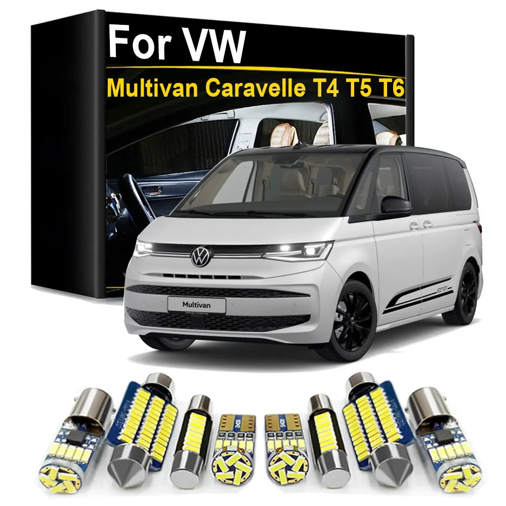 LED Interior Light Kit for VW Transporter Multivan Caravelle T4 T5 T6 - Canbus Error-Free Bulbs | AUTOKITSHOP
