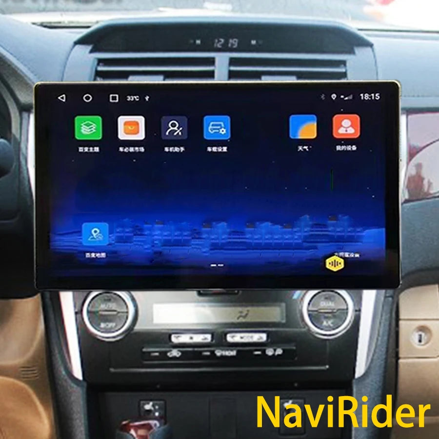 13.3inch Android Screen For Toyota Camry 2014 - 2017 Stereo Car Radio GPS Multimedia Video
