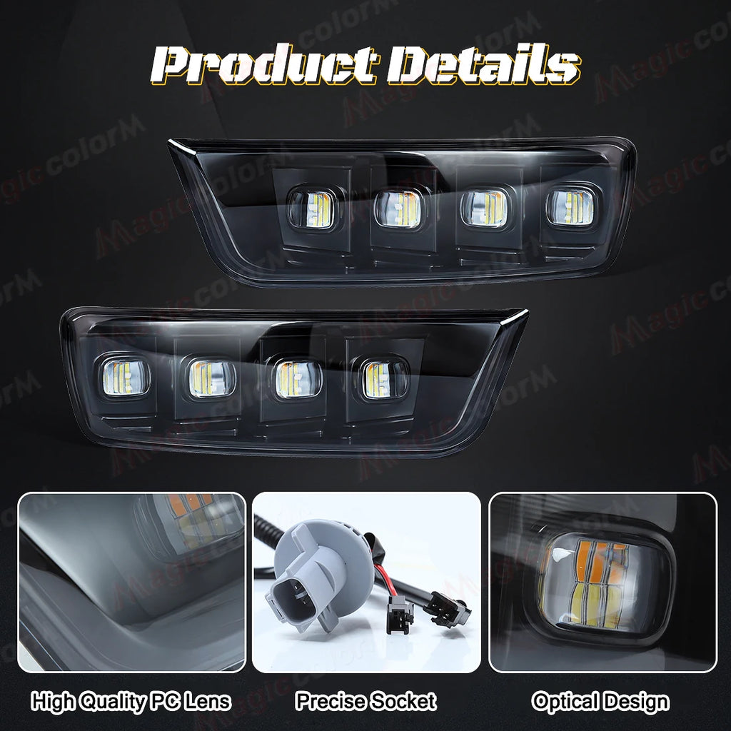 Led DRL For Toyota 4 Runner 4Runner 2003 2004 2005 Daytime Running Lights Fog Lamp Dynamic | AUTOKITSHOP