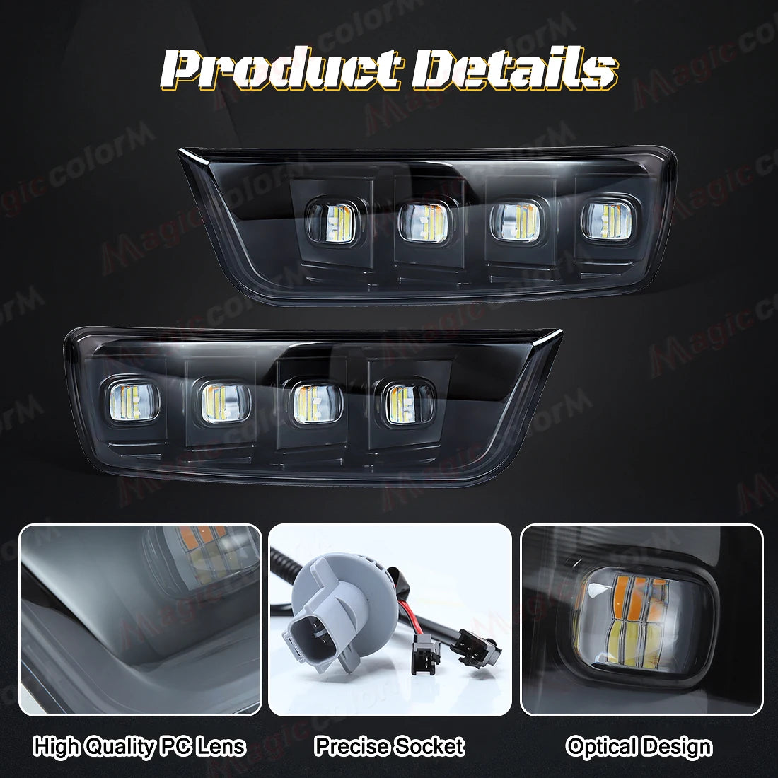 Led DRL For Toyota 4 Runner 4Runner 2003 2004 2005 Daytime Running Lights Fog Lamp Dynamic | AUTOKITSHOP