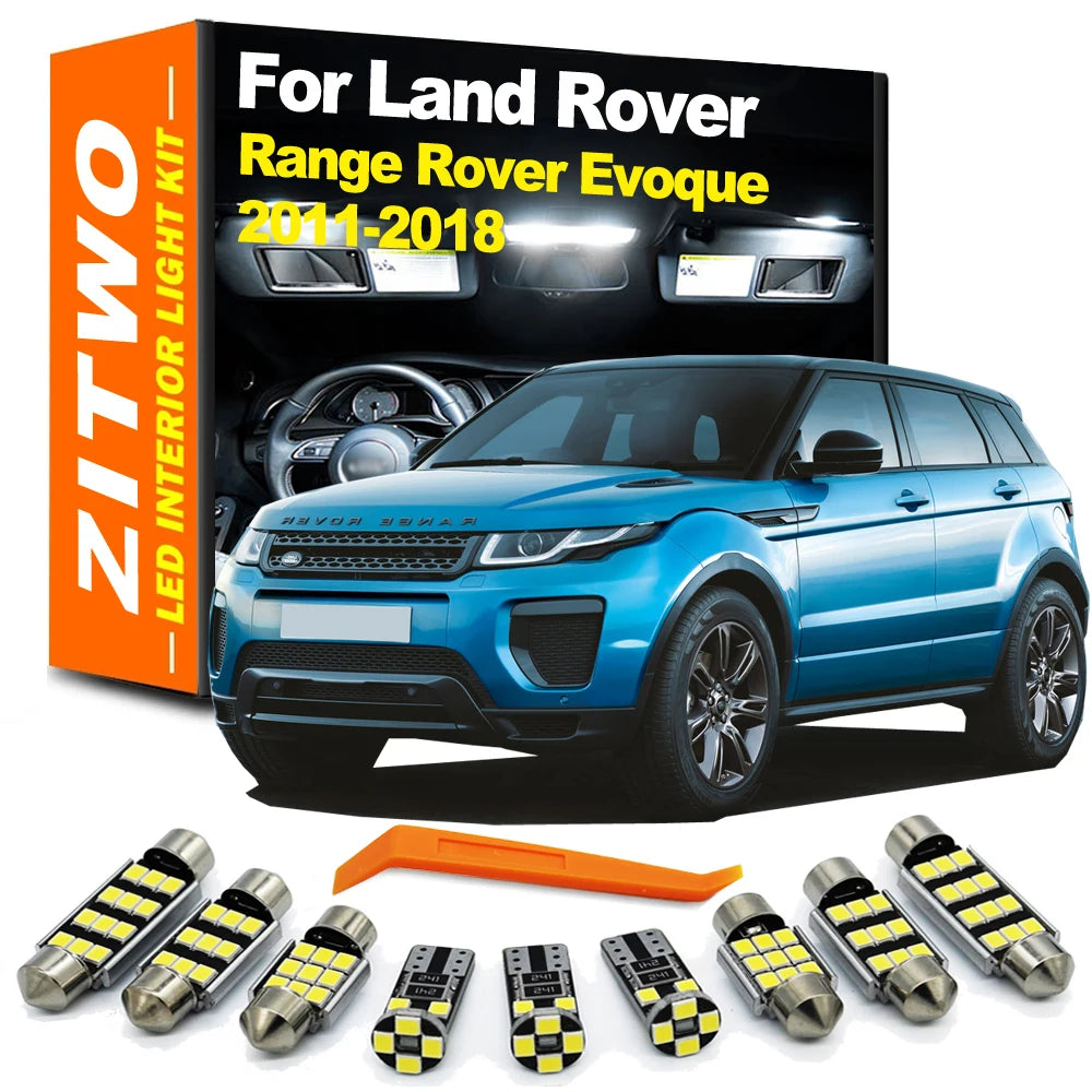 Car Accessories For Land Rover Range Rover Evoque L538 2011 2012 2013 2014 2015 2016 2017 2018 Interior Dome Light Kit LED Bulbs