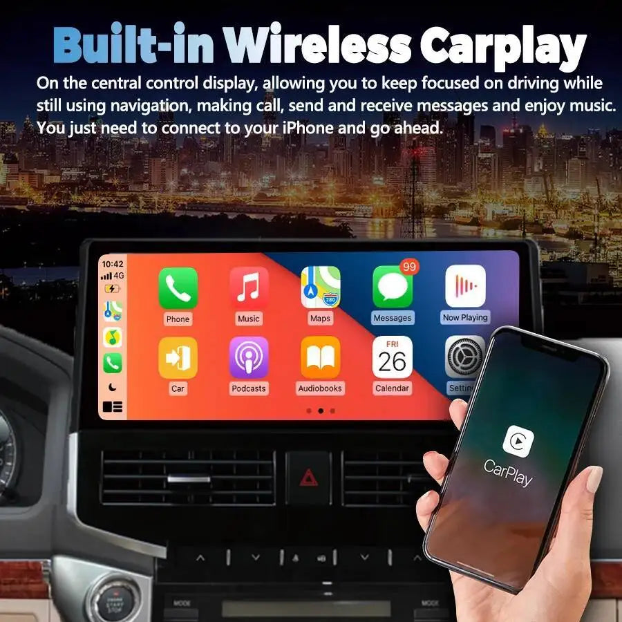 Android Car Radio Multimedia Player For Toyota Land Cruiser 200 LC200 LC300 2007-2016 Touc | AUTOKITSHOP