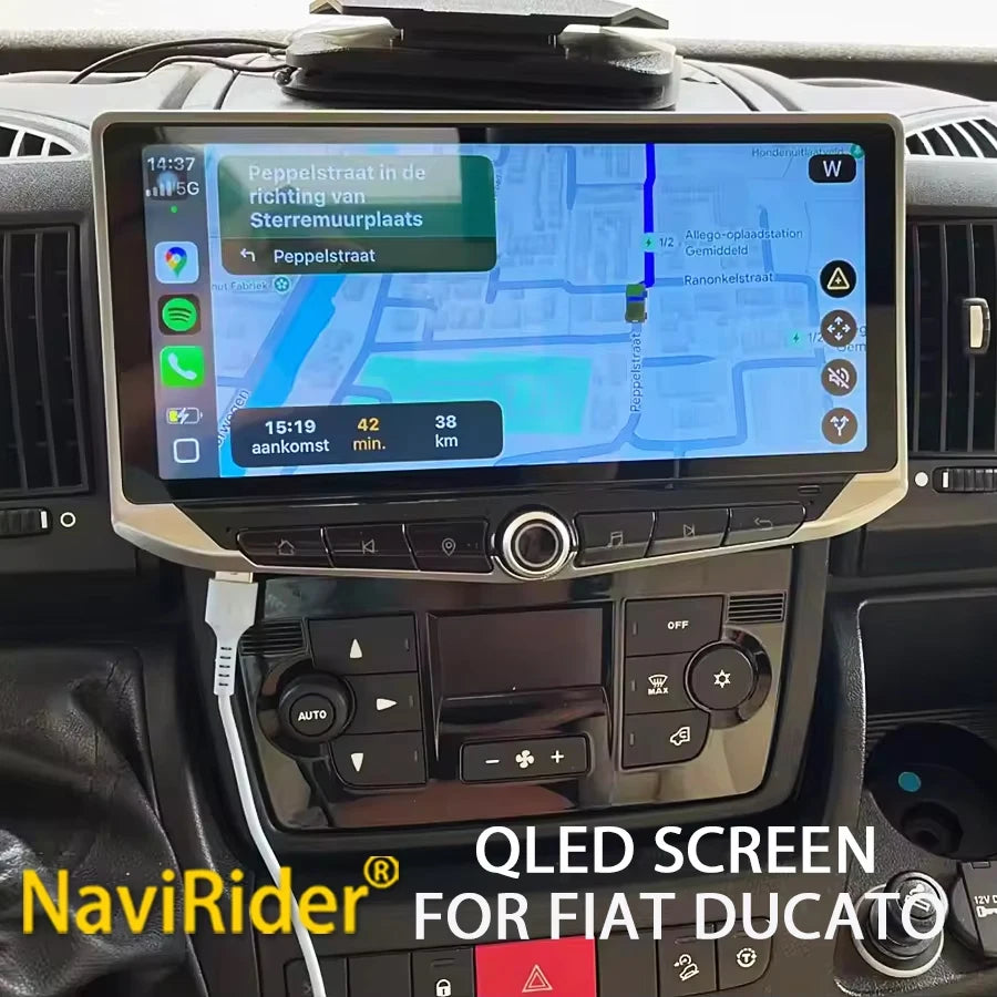 For Fiat Ducato Peugeot Boxer Citroen Jumper 2006 -2022 CarPlay DSP GPS WIFI Multimidia Pl