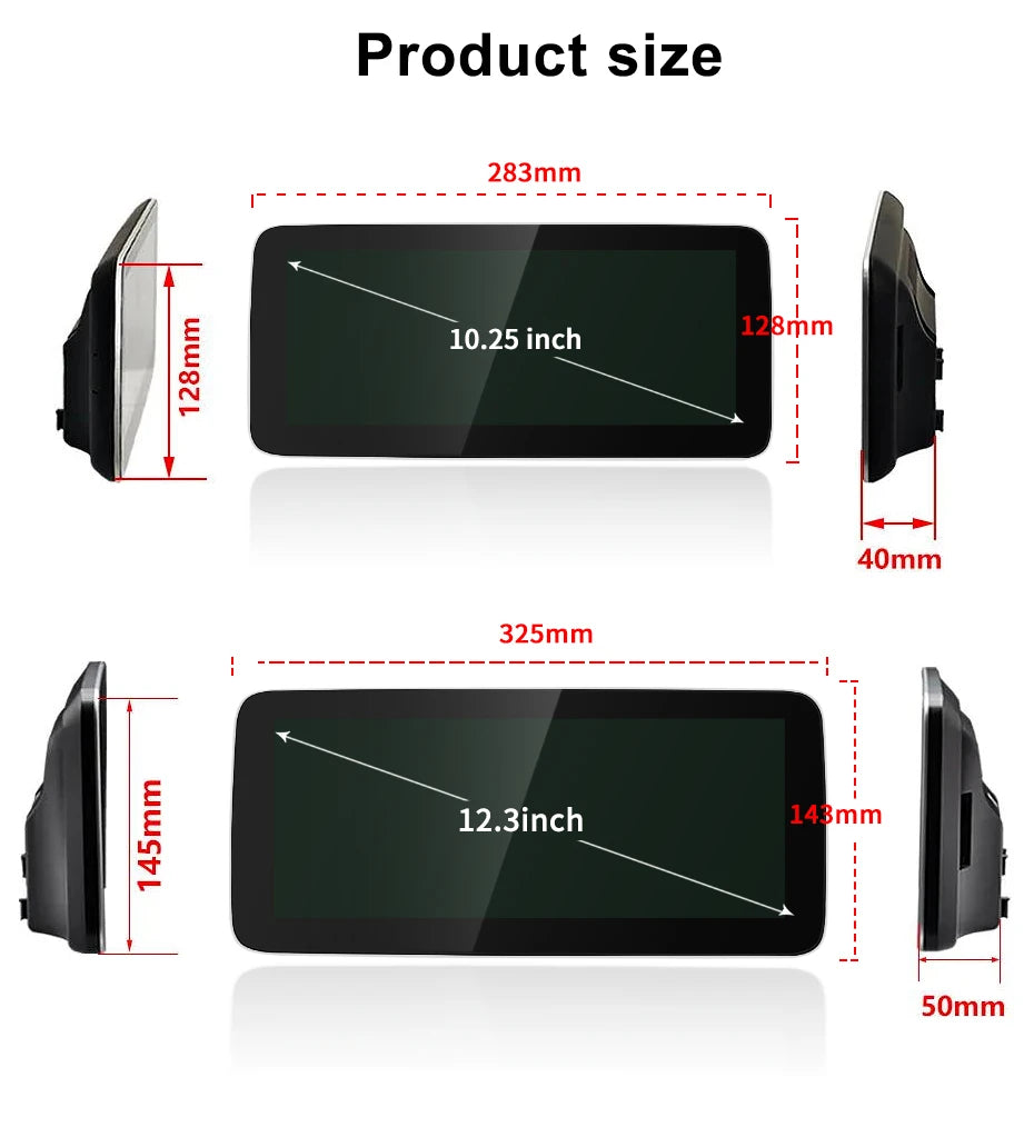 Android Auto Wireless Carplay Car Multimedia Players For Mercedes Benz C Class W204 2011-2