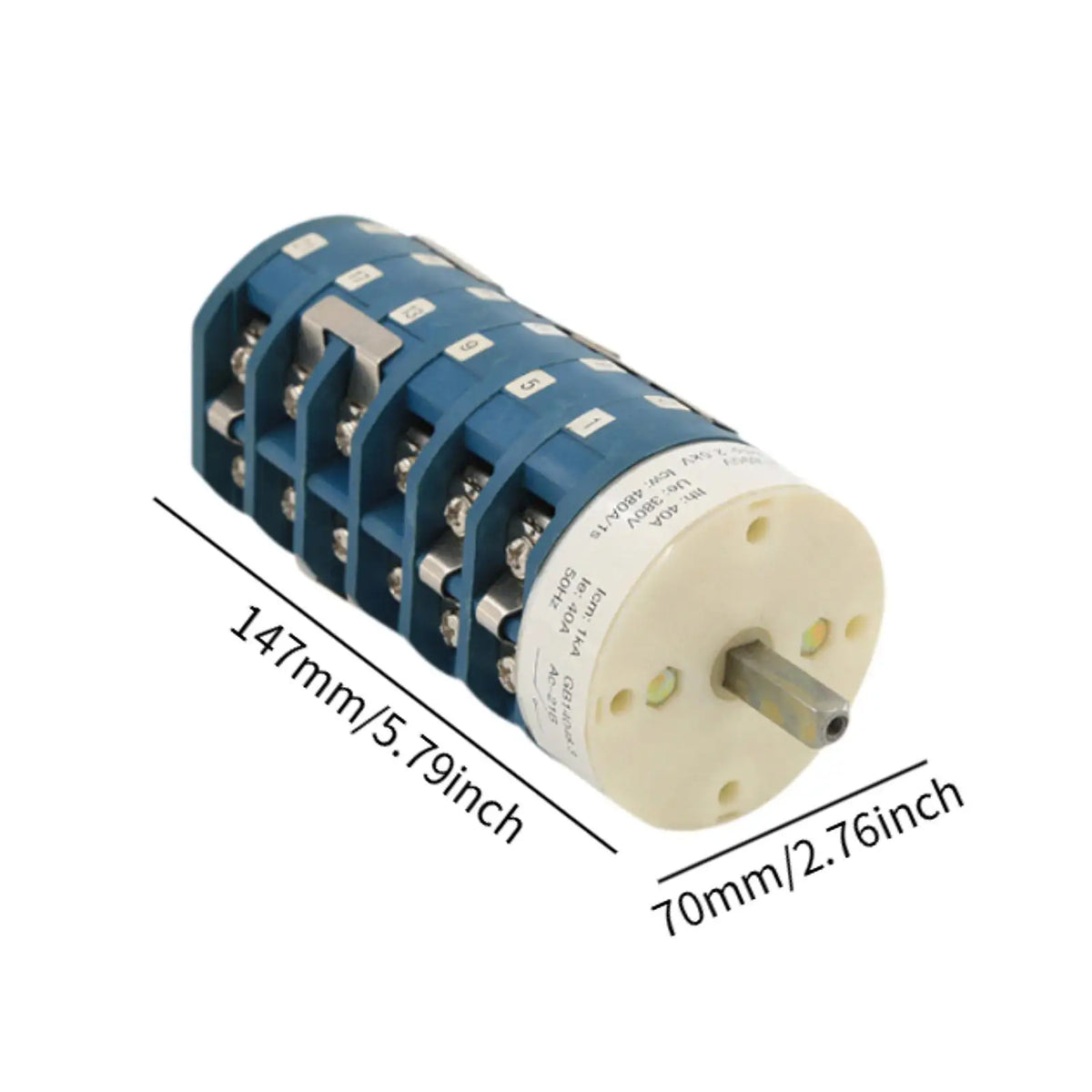 Tire Changer Motor Switch Lw5D-40A/6 Sturdy Professional Easy to Install Two-speed Switch for Au - Automotive LED Light