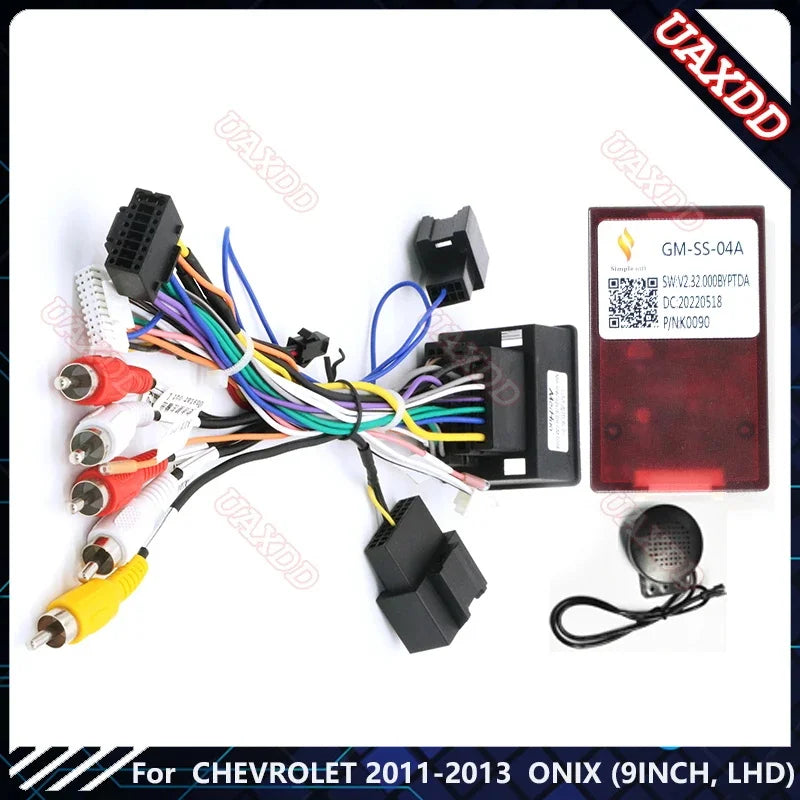 For CHEVROLET 2011-2013 ONIX 9INCH LHD Radio Android Stereo Harness Screens Accessories Na