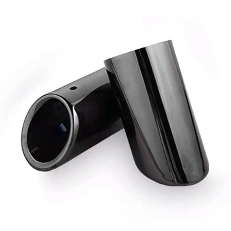 2PCS Car Exhaust Tips For Volkswagen VW Tiguan 2017 2018 2019 MK2 Exhaust Muffle for Volkswagen MK6 MK2 MK7 - Automotive