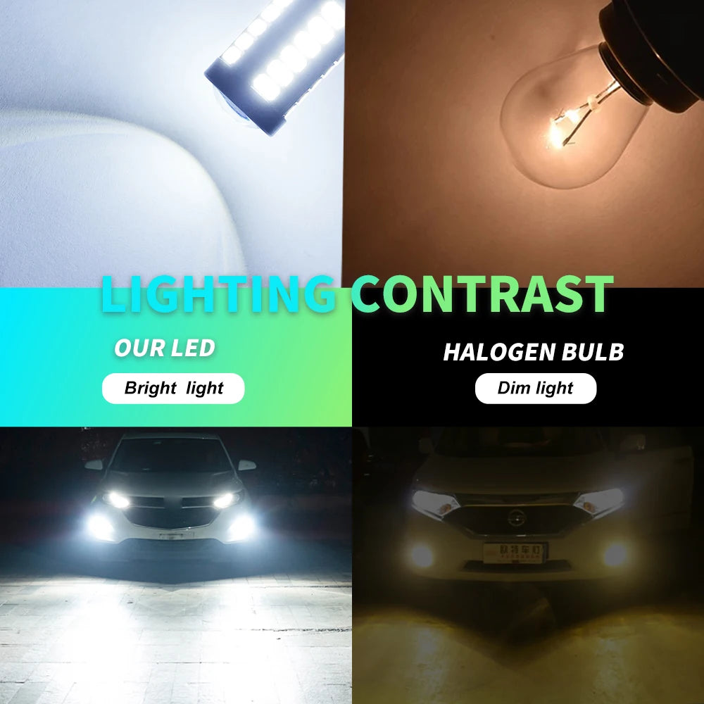 H11 H8 Led Bulbs 9006 HB4 9005 Hb3 PSX24W H16 Super Bright 5730 LED Auto Fog Light Bulb 60
