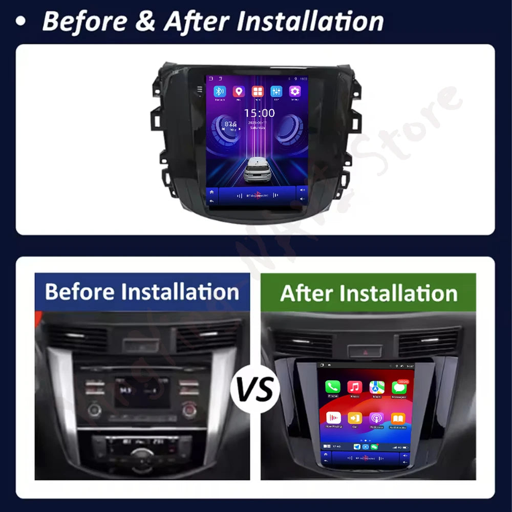 9" For Nissan Navara Terra NP300 2018 Wireless Carplay Car Radio GPS Navigation Multimedia