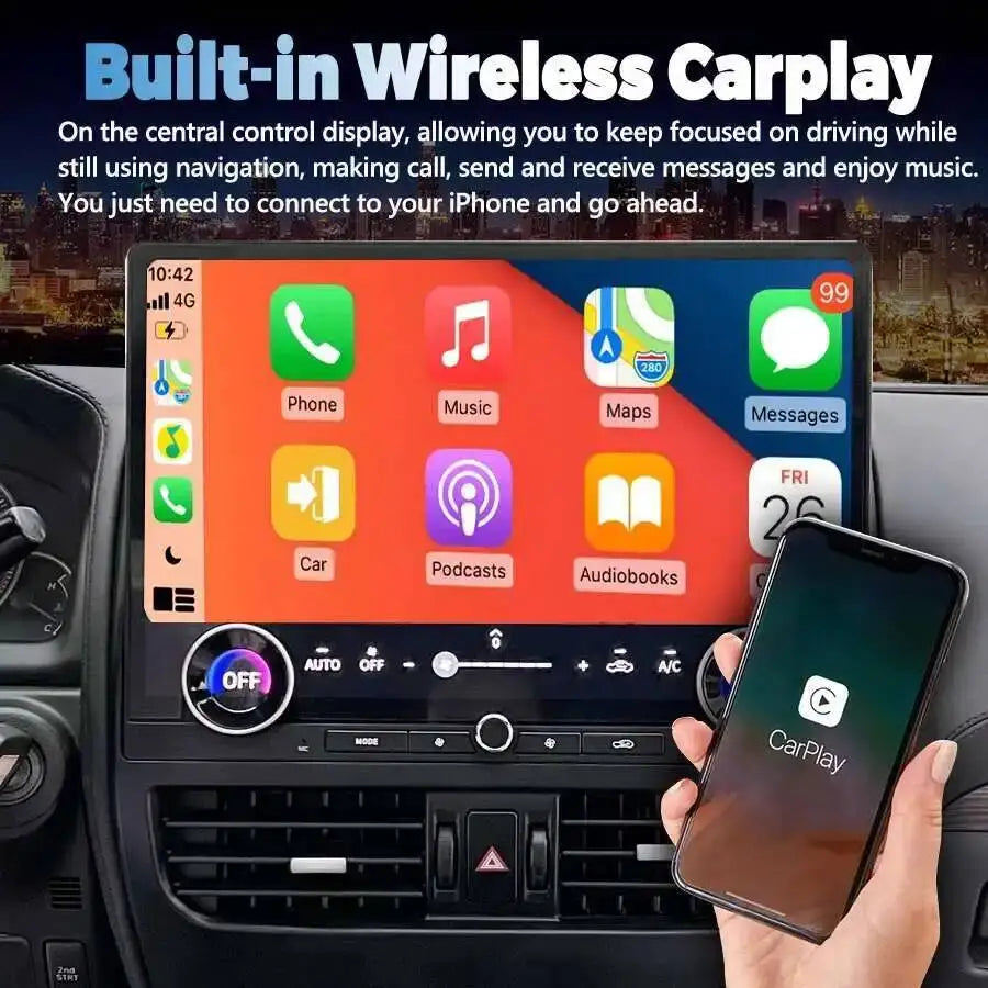 RHD 256GB Android Car Radio For Toyota Prado Land Cruiser 150 2010-2021 Touch Screen Multi | AUTOKITSHOP