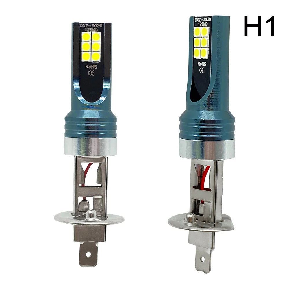 2Pcs LED H4 H7 H11 Car Headlight  H8 H9 H10 H1 H3 Car Fog Light Bulbs 9005 9006 Auto Driving Running Lamps 12000LM 80W 12V 24V
