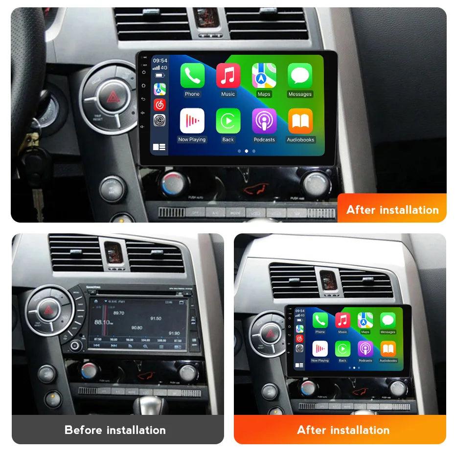 9 Inch Android Car Radio Multimedia Player for Ssangyong Actyon Kyron 2005 - 2011 Carplay  | AUTOKITSHOP