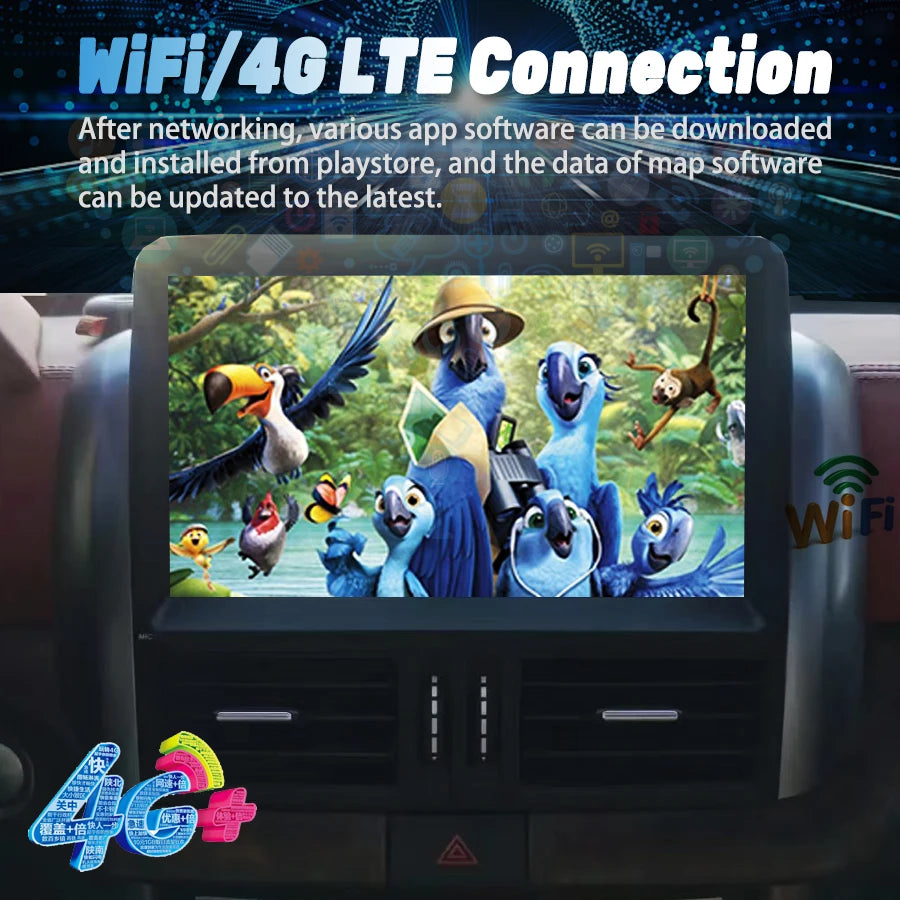 Radio Car Multimedia Video Player For BAIC BJ80 2014-2021 Android 14 CarPlay Radio Navigat