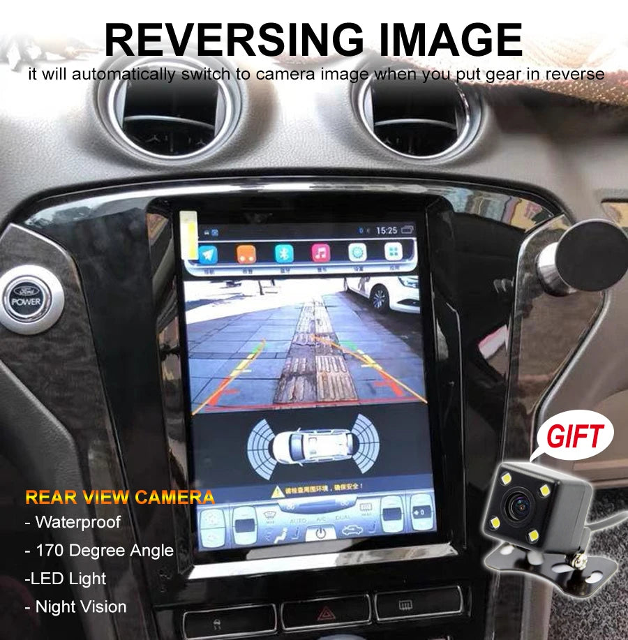 NaviRider Android 14 For Ford Mondeo 2011-2013 Navigation Car Radio 2din Multimedia Video  | AUTOKITSHOP