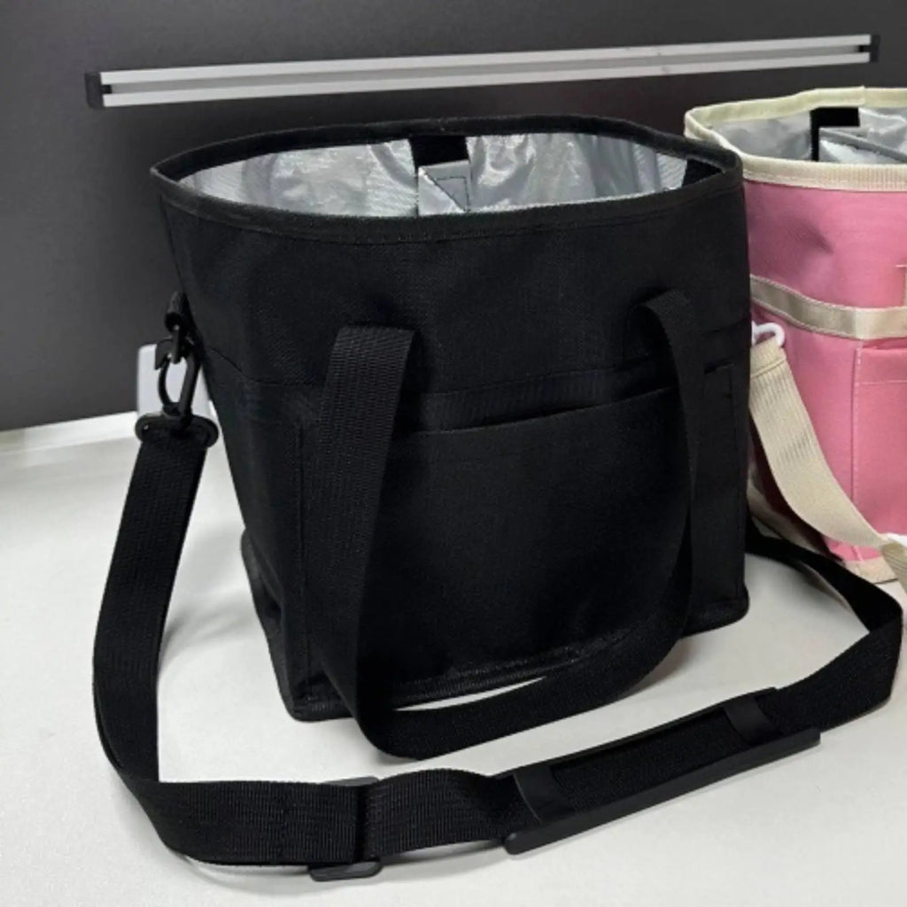 Versatile Car Drink Carrier Storage Handbag with Multiple Compartments for Family and Group Trav - Automotive LED Light