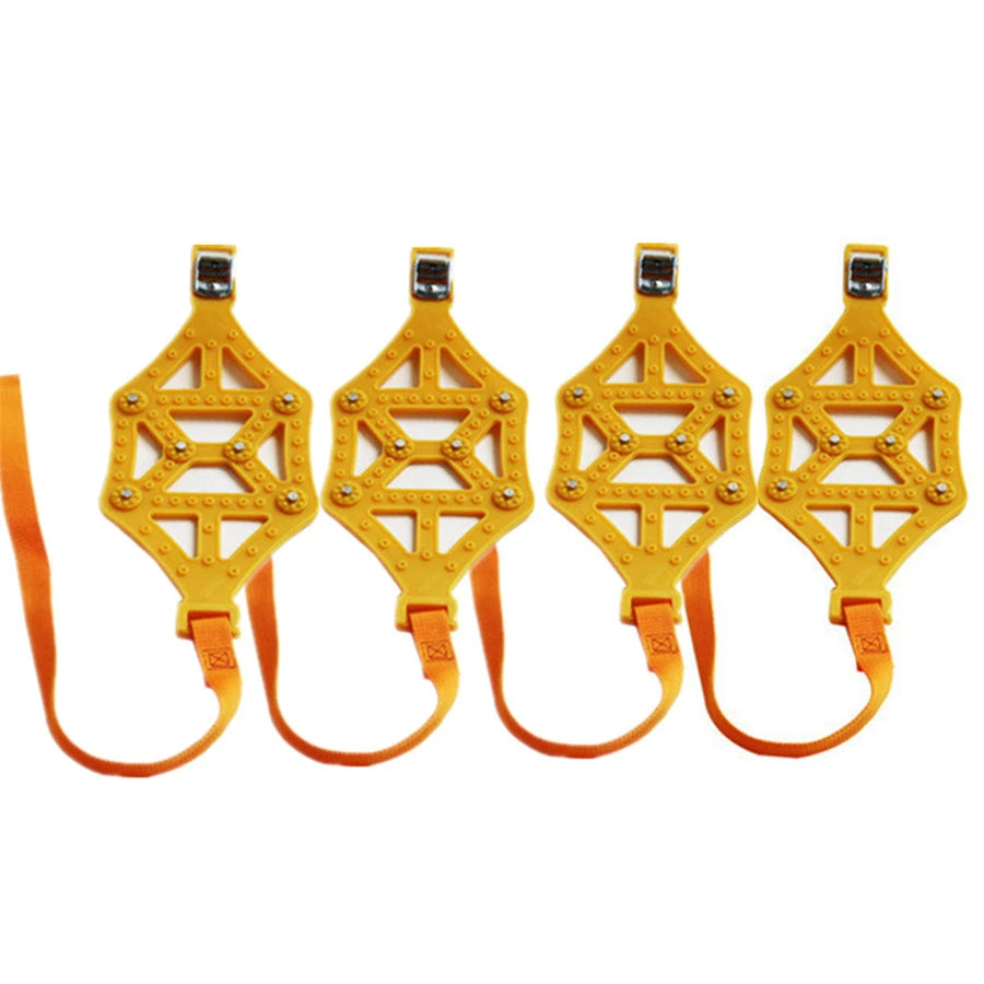 Universal Car Anti-skid Tire Snow Chains Beef Tendon Manganese Steel Nails Thickened Emerg