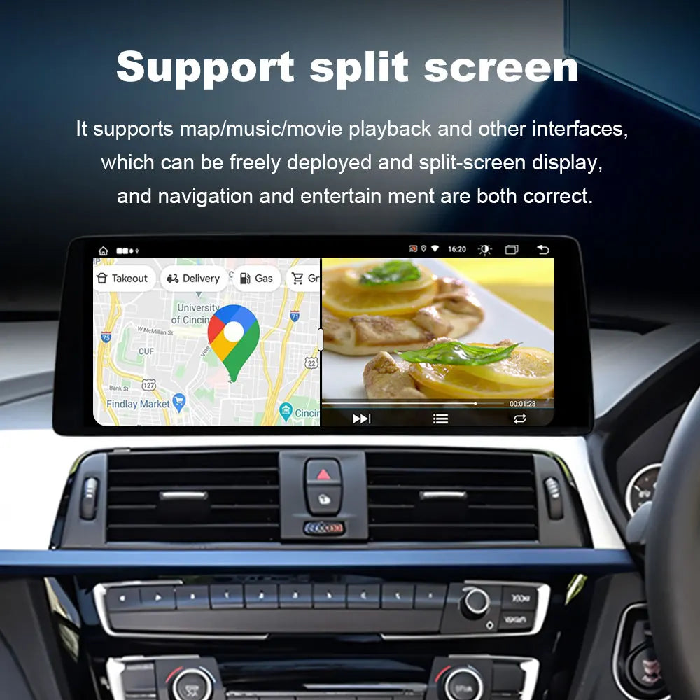 2400*900 Wireless Carplay Multimedia Screen Android Auto For BMW 3 4 series F30 F31 F32 F3